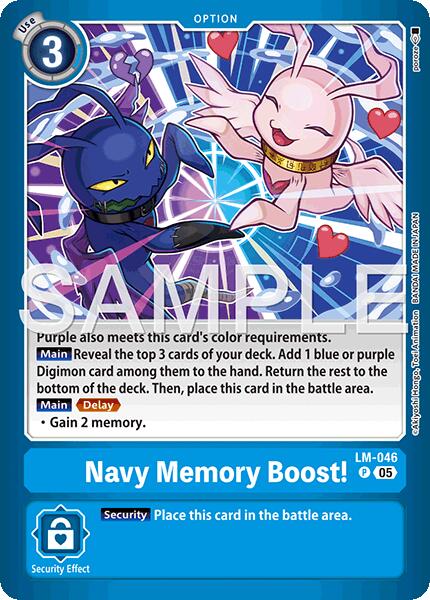 Navy Memory Boost! [LM-046] (Limited Card Pack -Billion Bullet-) [Limited Card Pack -Billion Bullet-] | Anubis Games and Hobby
