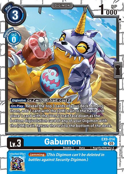 Gabumon [EX9-014] [Versus Monsters] | Anubis Games and Hobby