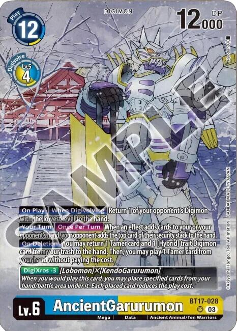 AncientGarurumon [BT17-028] (Tamer's Selection Box Ver. Championship 2024) [Secret Crisis] | Anubis Games and Hobby