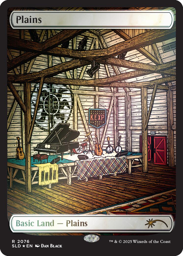 Plains (2076) (Rainbow Foil) [Secret Lair Drop Series] | Anubis Games and Hobby