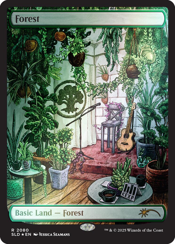 Forest (2080) (Rainbow Foil) [Secret Lair Drop Series] | Anubis Games and Hobby