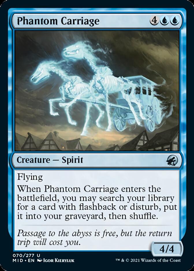 Phantom Carriage [Innistrad: Midnight Hunt] | Anubis Games and Hobby