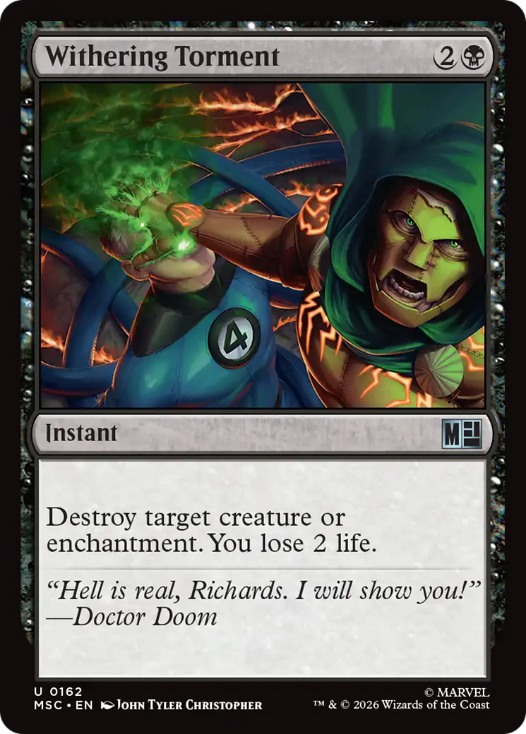 Withering Torment [Marvel Super Heroes Commander] | Anubis Games and Hobby