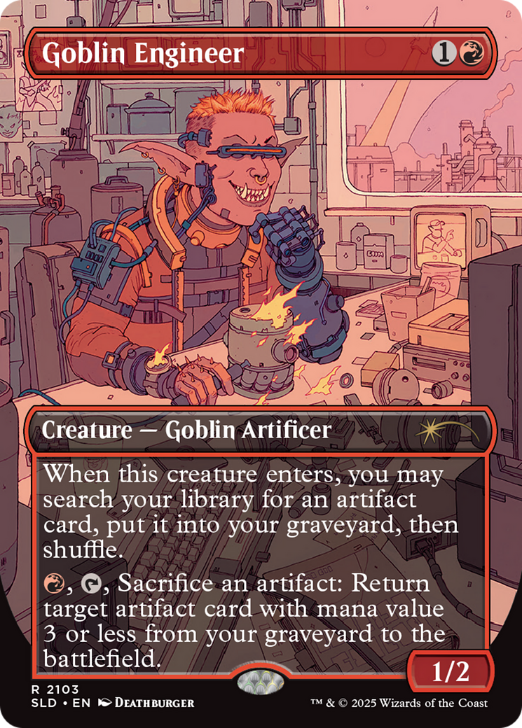 Goblin Engineer (Galaxy Foil) [Secret Lair Drop Series] | Anubis Games and Hobby