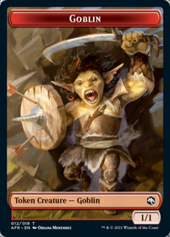 Dungeon of the Mad Mage // Goblin Double-Sided Token [Dungeons & Dragons: Adventures in the Forgotten Realms Tokens] | Anubis Games and Hobby