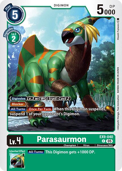 Parasaurmon [EX9-040] [Versus Monsters] | Anubis Games and Hobby