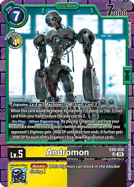 Andromon [EX9-030] [Versus Monsters] | Anubis Games and Hobby