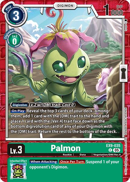 Palmon [EX9-035] [Versus Monsters] | Anubis Games and Hobby