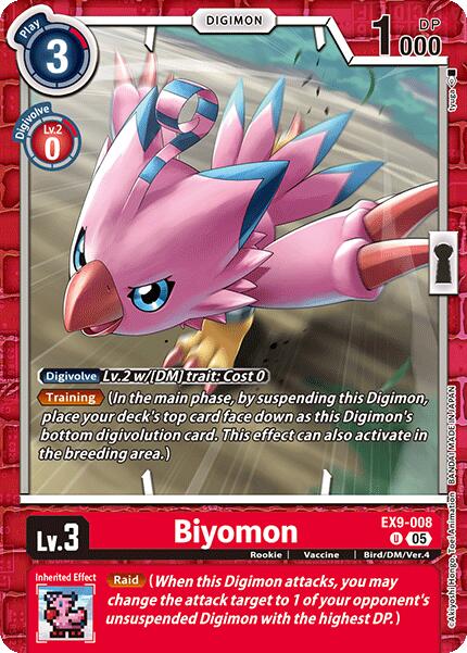 Biyomon [EX9-008] [Versus Monsters] | Anubis Games and Hobby