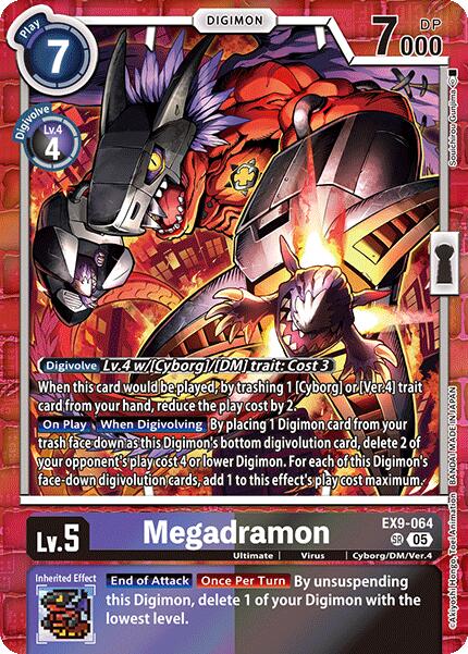 Megadramon [EX9-064] [Versus Monsters] | Anubis Games and Hobby