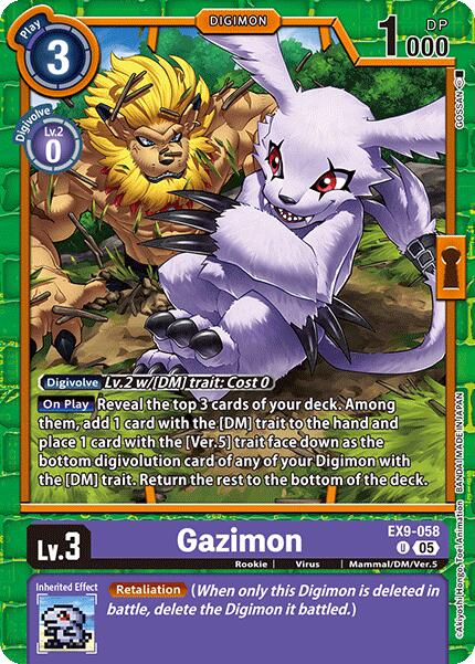 Gazimon [EX9-058] [Versus Monsters] | Anubis Games and Hobby