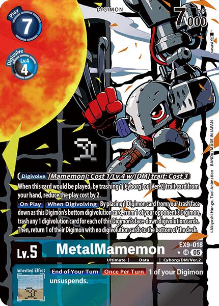 MetalMamemon [EX9-018] (Alternate Art) [Versus Monsters] | Anubis Games and Hobby