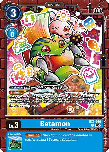 Betamon [EX9-016] [Versus Monsters] | Anubis Games and Hobby