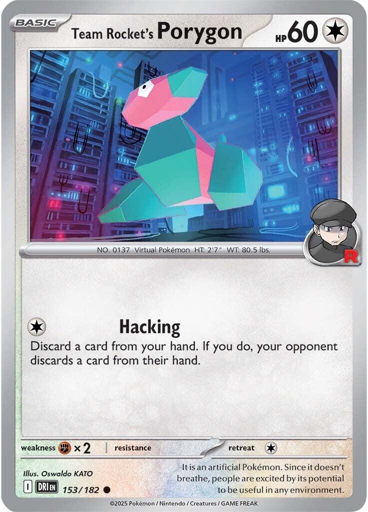Team Rocket's Porygon (153/182) [Scarlet & Violet: Destined Rivals] | Anubis Games and Hobby