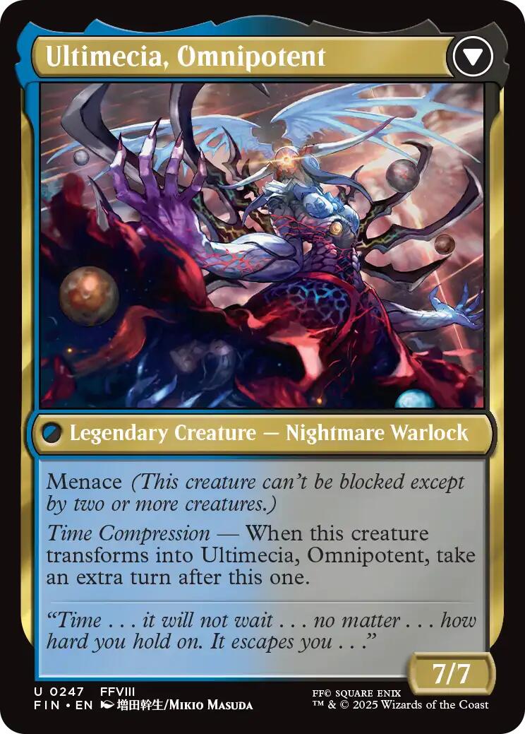 Ultimecia, Time Sorceress // Ultimecia, Omnipotent [FINAL FANTASY] | Anubis Games and Hobby