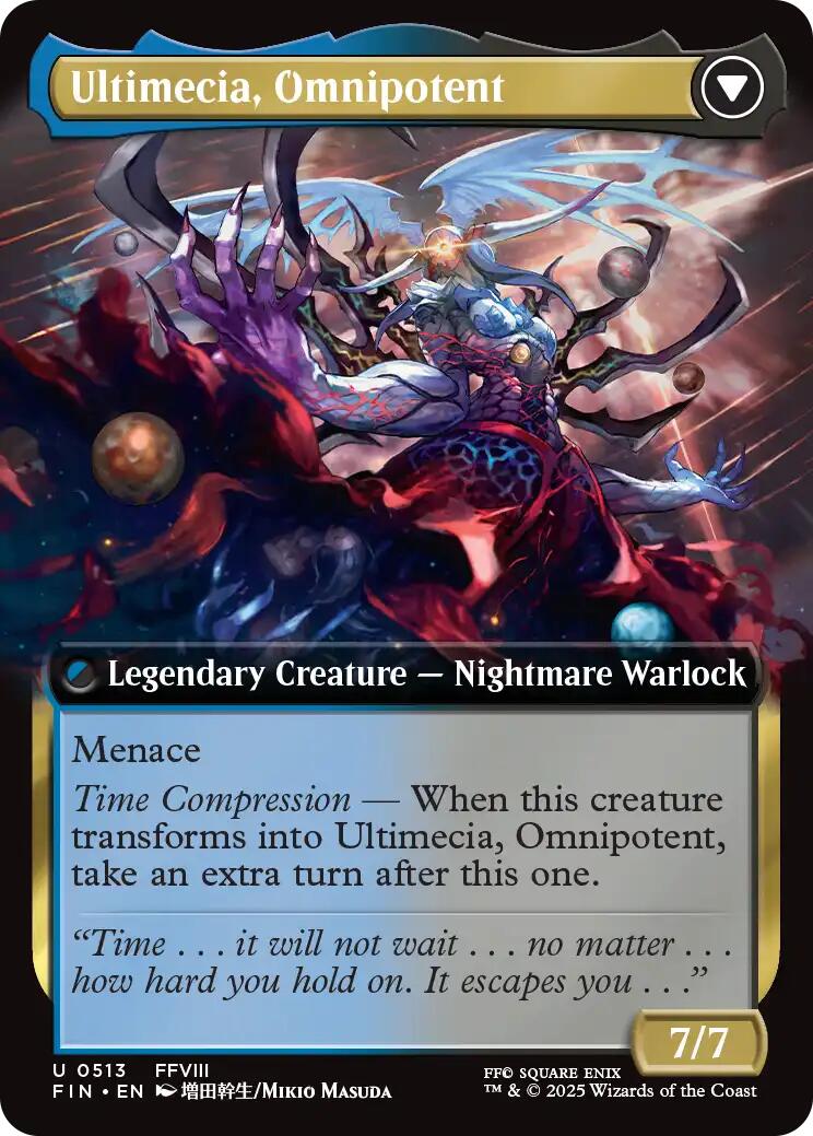 Ultimecia, Time Sorceress // Ultimecia, Omnipotent (Extended Art) [FINAL FANTASY] | Anubis Games and Hobby