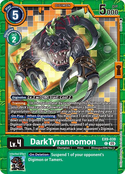 DarkTyrannomon [EX9-039] [Versus Monsters] | Anubis Games and Hobby