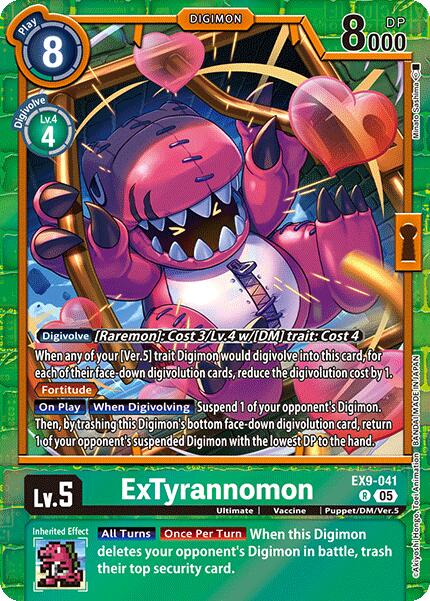ExTyrannomon [EX9-041] [Versus Monsters] | Anubis Games and Hobby