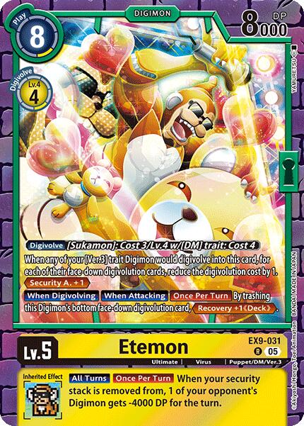 Etemon [EX9-031] [Versus Monsters] | Anubis Games and Hobby
