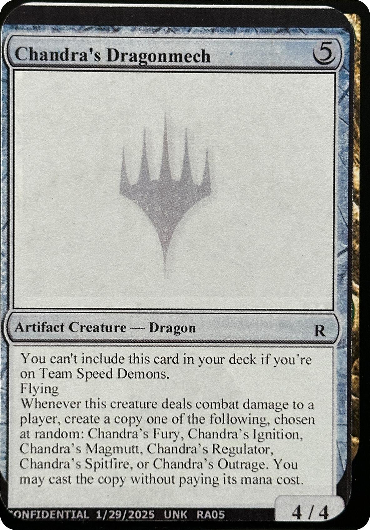 Chandra's Dragonmech [Unknown Event] | Anubis Games and Hobby