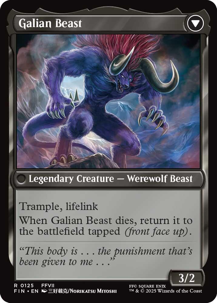 Vincent Valentine // Galian Beast [FINAL FANTASY] | Anubis Games and Hobby