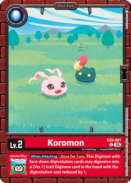 Koromon [EX9-001] [Versus Monsters] | Anubis Games and Hobby
