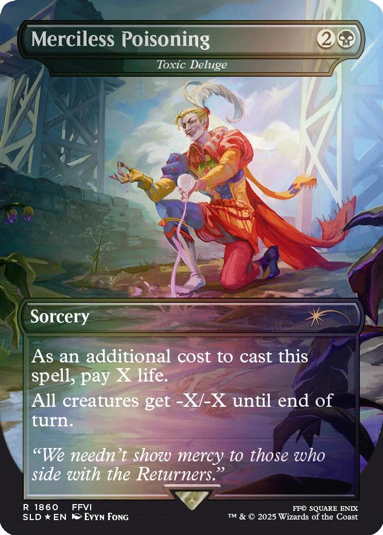 Merciless Poisoning - Toxic Deluge (Rainbow Foil) [Secret Lair Drop Series] | Anubis Games and Hobby