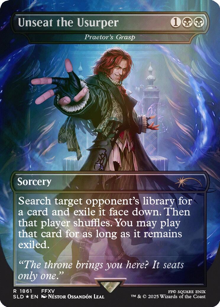 Unseat the Usurper - Praetor's Grasp (Rainbow Foil) [Secret Lair Drop Series] | Anubis Games and Hobby