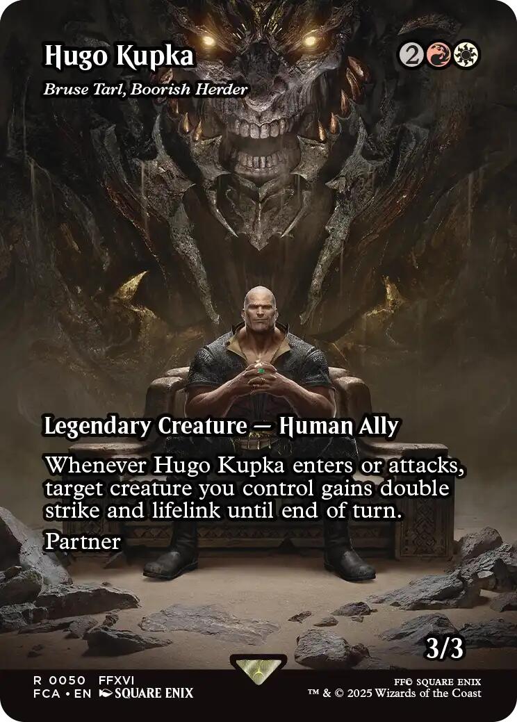 Hugo Kupka - Bruse Tarl, Boorish Herder (Showcase) [FINAL FANTASY : Through the Ages] | Anubis Games and Hobby