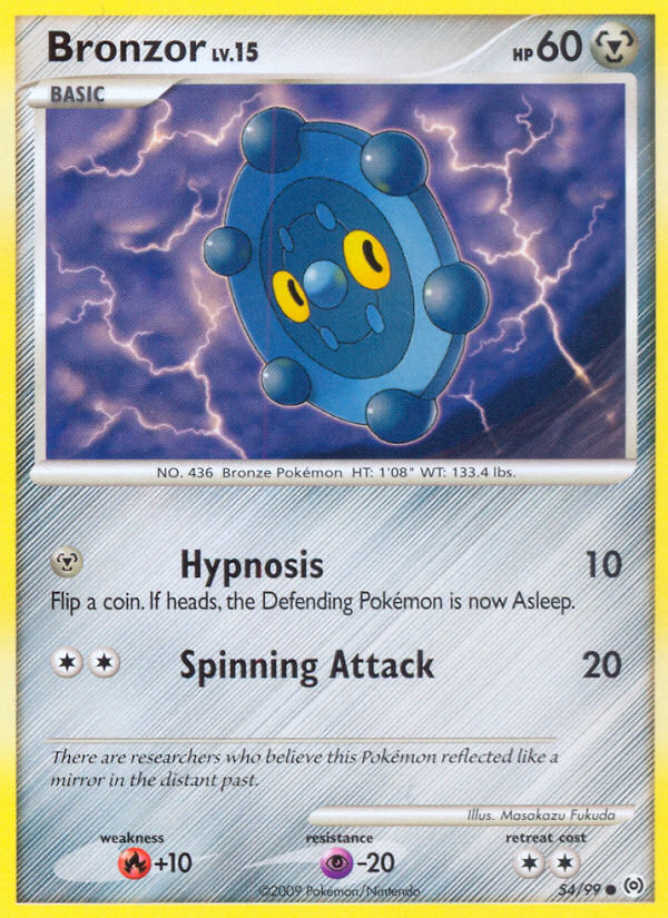 Bronzor (54/99) [Platinum: Arceus] | Anubis Games and Hobby