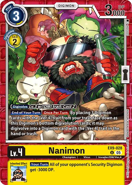 Nanimon [EX9-028] [Versus Monsters] | Anubis Games and Hobby