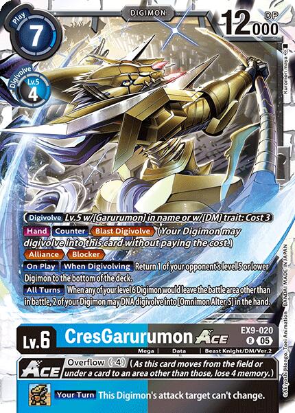 CresGarurumon ACE [EX9-020] [Versus Monsters] | Anubis Games and Hobby