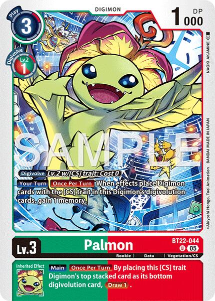 Palmon [BT22-044] [Cyber Eden] | Anubis Games and Hobby