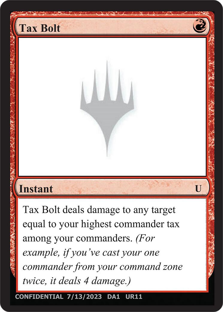 Tax Bolt [Mystery Booster] | Anubis Games and Hobby