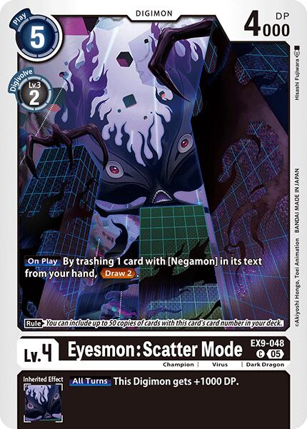 Eyesmon: Scatter Mode [EX9-048] [Versus Monsters] | Anubis Games and Hobby
