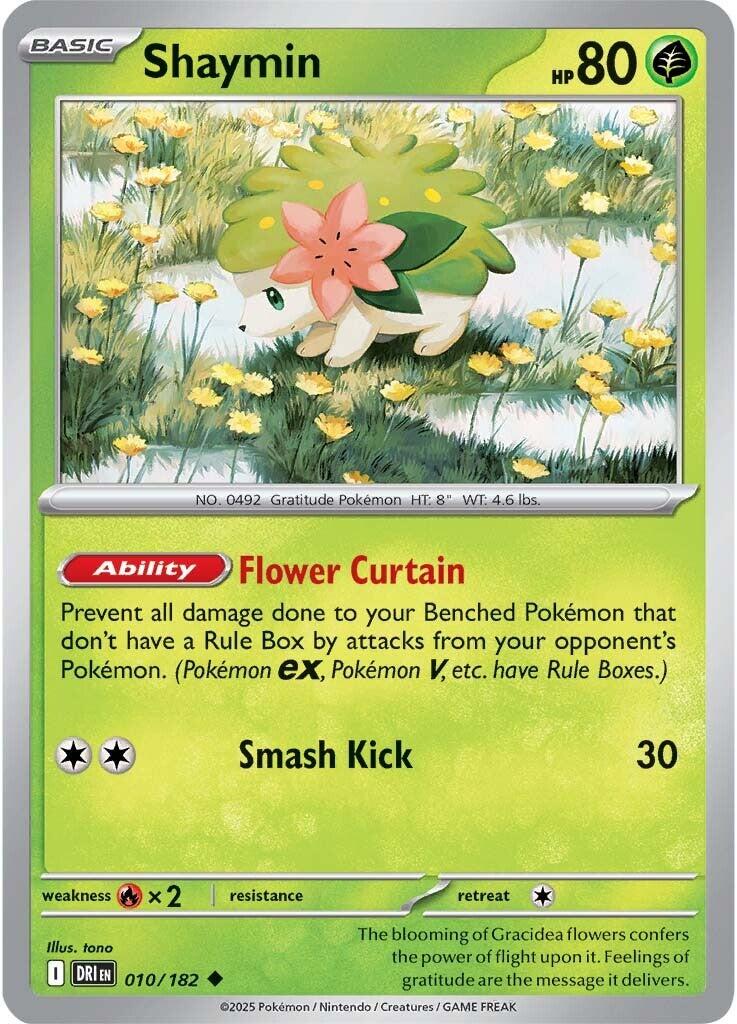 Shaymin (010/182) [Scarlet & Violet: Destined Rivals] | Anubis Games and Hobby