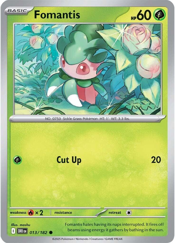 Fomantis (013/182) [Scarlet & Violet: Destined Rivals] | Anubis Games and Hobby