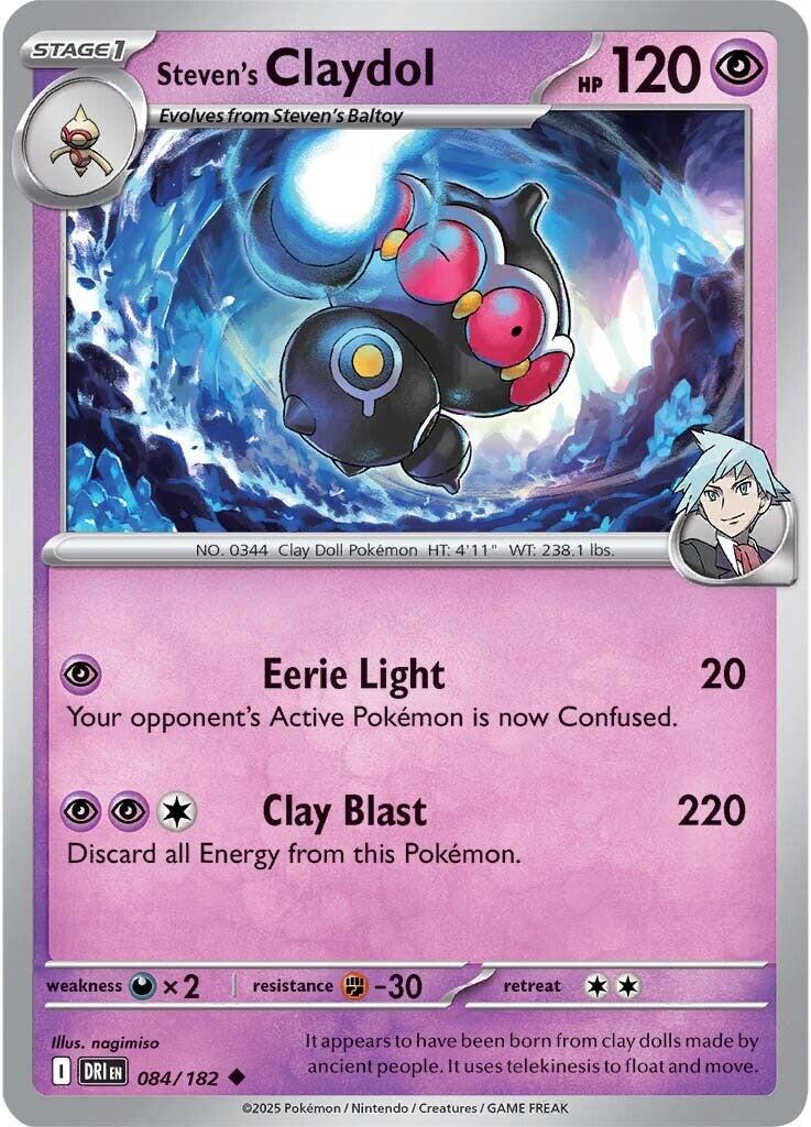 Steven's Claydol (084/182) [Scarlet & Violet: Destined Rivals] | Anubis Games and Hobby