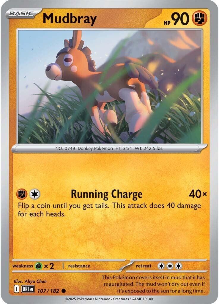 Mudbray (107/182) [Scarlet & Violet: Destined Rivals] | Anubis Games and Hobby