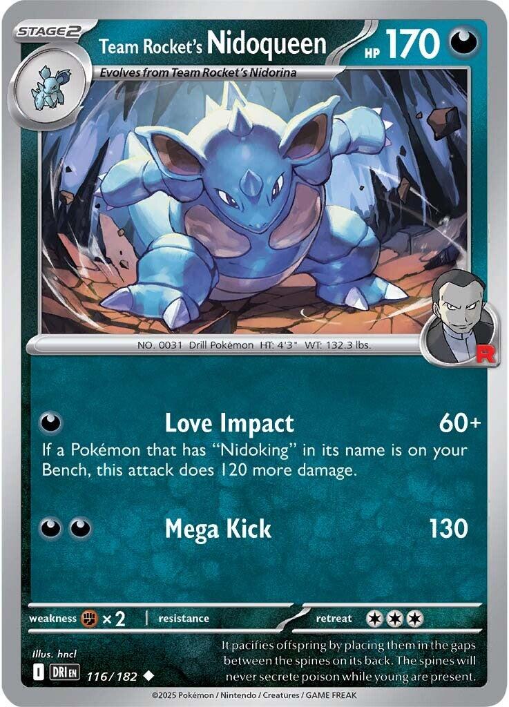 Team Rocket's Nidoqueen (116/182) [Scarlet & Violet: Destined Rivals] | Anubis Games and Hobby