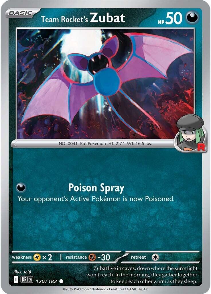 Team Rocket's Zubat (120/182) [Scarlet & Violet: Destined Rivals] | Anubis Games and Hobby