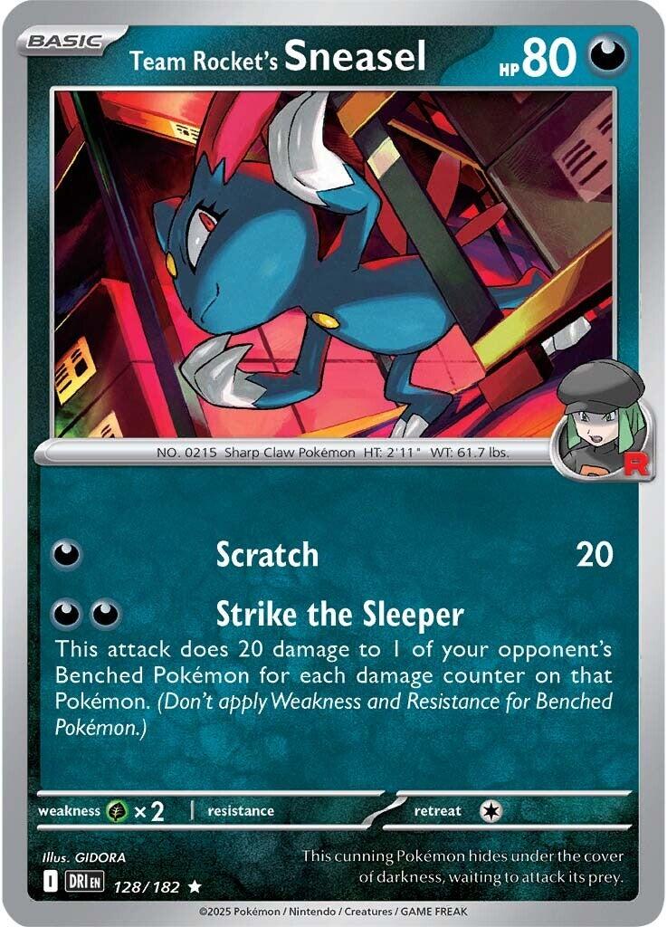 Team Rocket's Sneasel (128/182) [Scarlet & Violet: Destined Rivals] | Anubis Games and Hobby