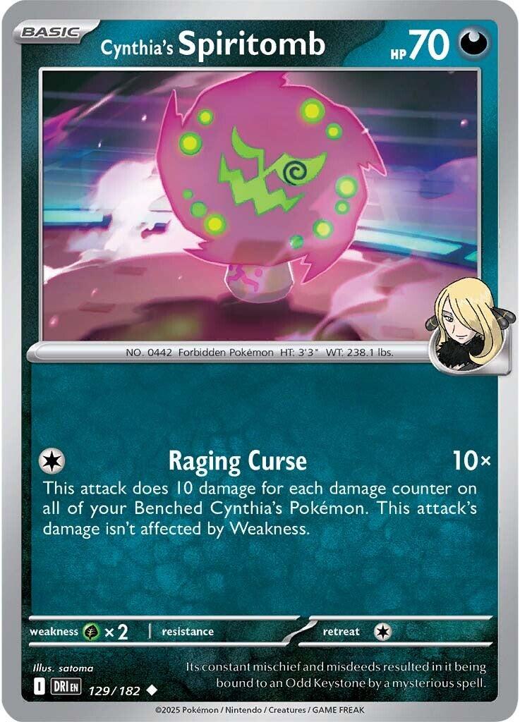 Cynthia's Spiritomb (129/182) [Scarlet & Violet: Destined Rivals] | Anubis Games and Hobby
