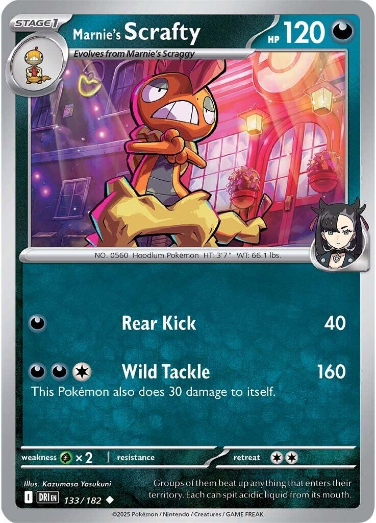 Marnie's Scrafty (133/182) [Scarlet & Violet: Destined Rivals] | Anubis Games and Hobby
