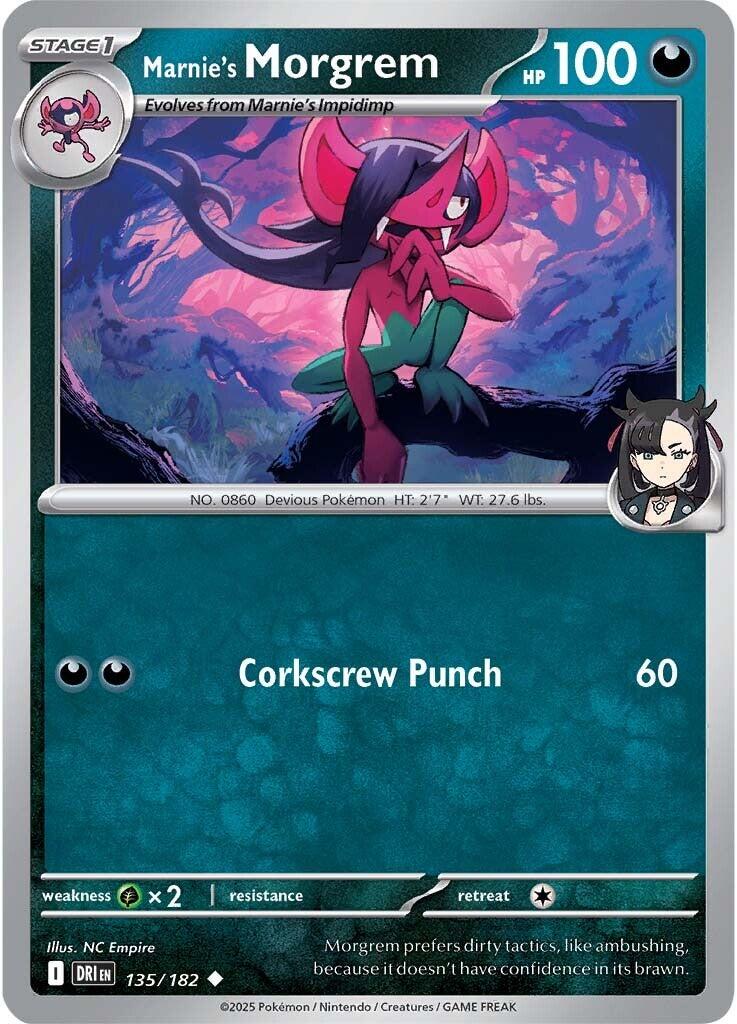 Marnie's Morgrem (135/182) [Scarlet & Violet: Destined Rivals] | Anubis Games and Hobby