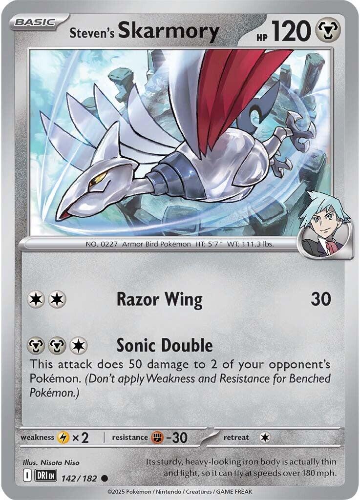 Steven's Skarmory (142/182) [Scarlet & Violet: Destined Rivals] | Anubis Games and Hobby