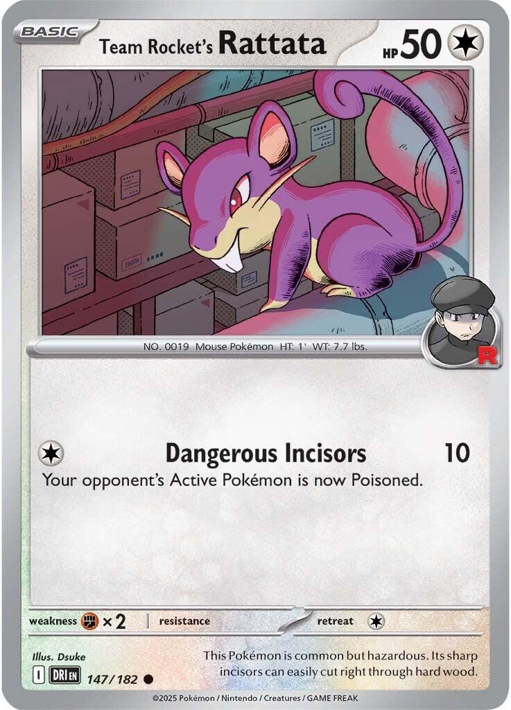 Team Rocket's Rattata (147/182) [Scarlet & Violet: Destined Rivals] | Anubis Games and Hobby