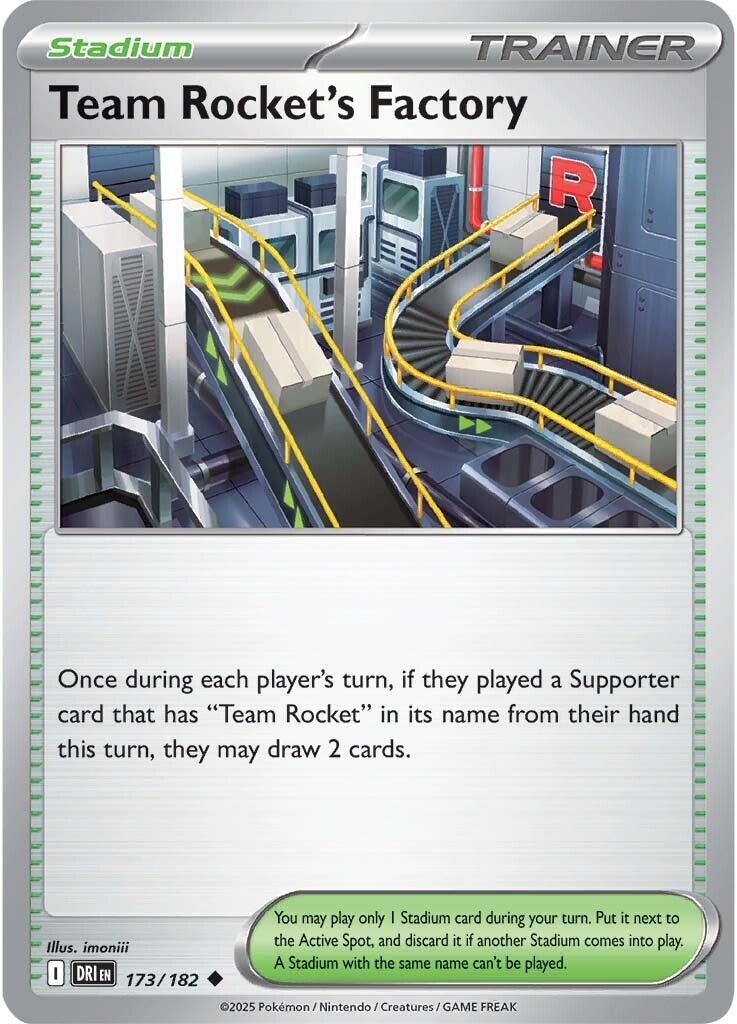 Team Rocket's Factory (173/182) [Scarlet & Violet: Destined Rivals] | Anubis Games and Hobby