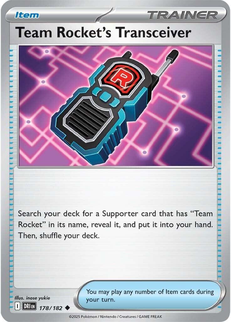 Team Rocket's Transceiver (178/182) [Scarlet & Violet: Destined Rivals] | Anubis Games and Hobby