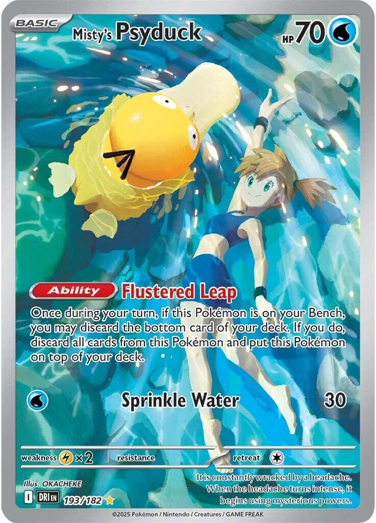 Misty's Psyduck (193/182) [Scarlet & Violet: Destined Rivals] | Anubis Games and Hobby